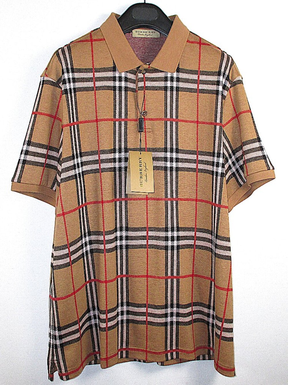 BURBERRY "VINTAGE CHECK" POLO SHIRT